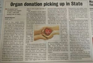  Organ Donation Picking up in Chhattisgarh State